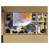 Home Decorators Collection Tager 52 in. Smart Indoor/Outdoor Matte Black with Whiskey Barrel Blades Ceiling Fan with Remote Powered by Hubspace Cushions Customer Returns See Pictures