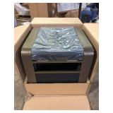 LIBERTY GARDEN 200 ft. Bronze Steel Elegant Hose Box Garden Hose Reel Customer Returns See Pictures