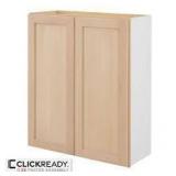 Hampton Bay 36 in. W x 12 in. D x 30 in. H Ready to Assemble Wall Kitchen Cabinet in Unfinished with CLICKREADY Technology Customer Returns See Pictures