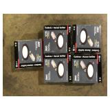 Lot of Juno Contractor Select WF6 SWW5 6 in. Selectable CCT Ultra Slim Canless Integrated LED Black Recessed Light  Customer Returns See Pictures