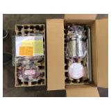 Hampton Bay Conjure 52 in. Indoor Brushed Nickel Ceiling Fan with Adjustable White Integrated LED with Remote Included   Customer Returns See Pictures