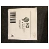 Opohoro Komodo Black 5-Piece Metal Outdoor Dining Set with Square Table, Gray Wicker Backrests, and Beige Cushions Customer Returns See Pictures