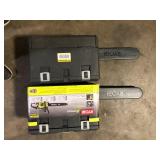 Lot of RYOBI 18 in. 38cc 2-Cycle Gas Chainsaw with Heavy-Duty Case Customer Returns See Pictures