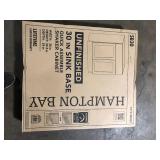 Hampton Bay 30 in. W x 24 in. D x 34.5 in. H Ready to Assemble Sink Base Kitchen Cabinet in Unfinished with CLICKREADY Technology  Customer Returns See Pictures