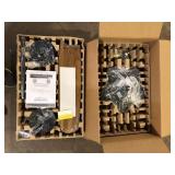 Home Decorators Collection Altura 68 in. Matte Black Ceiling Fan with Downrod, Remote Control and Reversible DC Motor; Light Kit Compatible   Customer Returns See Pictures