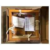 Noble House Province Teak Circular Wood Outdoor Patio Side Table   Customer Returns See Pictures