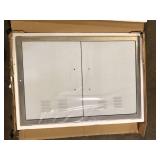 VEVOR 30 in. W x 21 in. H Double Stainless Steel Access Doors with Vents BBQ Grill Doors for Outdoor Use  Customer Returns See Pictures