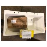 MUSTEE 46 in. x 34 in. Plastic Laundry Tub  Customer Returns See Pictures