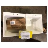 MUSTEE 46 in. x 34 in. Plastic Laundry Tub  Customer Returns See Pictures