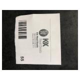 Home Decorators Collection Pompton 12 in. 1-Light Gold Semi-Flush Mount Ceiling Light Fixture with White Ribbed Glass Customer Returns See Pictures