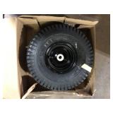Cub Cadet Original Equipment 15 in. Rider Front Wheel Assembly with Light Black Rim OEM# 634Z5149A  Customer Returns See Pictures