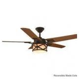 Home Decorators Collection Copley 52 in. Indoor/Outdoor LED Oil Rubbed Bronze Ceiling Fan with Light Kit, Downrod, Remote and Reversible Blades  Customer Returns See Pictures