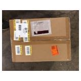 Lot of Hampton Bay 100 Lumen Low Voltage Black Integrated LED Outdoor Bollard Light  Customer Returns See Pictures