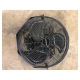 Hampton Bay 18 in. 3-Speed High Velocity Black Wall Mount Fan with 3 Blades Customer Returns See Pictures