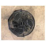Hampton Bay 18 in. 3-Speed High Velocity Black Wall Mount Fan with 3 Blades Customer Returns See Pictures