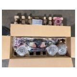 Home Decorators Collection Helenwood 22 in. 3-Light Matte Black Bathroom Vanity Light with Clear Seeded Glass  Customer Returns See Pictures