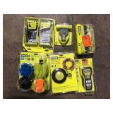 Lot of Assorted Ryobi Tools and Hardware Various Models and Conditions   Customer Returns See Pictures
