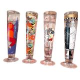 Set of 10 Ritzenhoff Beer Glasses with Matching Coasters