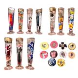 Set of 10 Ritzenhoff Beer Glasses with Matching Coasters