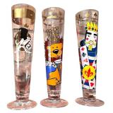 Set of 10 Ritzenhoff Beer Glasses with Matching Coasters