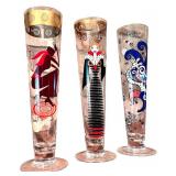 Set of 10 Ritzenhoff Beer Glasses with Matching Coasters