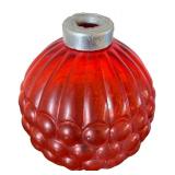 Set of 3 Vintage Glass Lightning Rod Balls