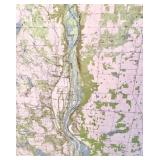 St. Croix Valley Framed Map