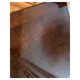 Wooden Square Accent Table with Decorative Inlay