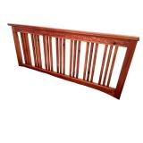 Carved Queen Size Headboard & Frame