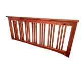 Carved Queen Size Headboard & Frame