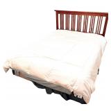 Carved Queen Size Headboard & Frame