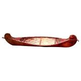 Indigenous Art Collection: Painting and Birchbark Canoe