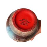 Decorative Greek Pottery Style Vase with Tribal Motif