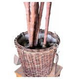 Artificial Large Indoor Plant in Wicker Basket