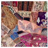 Handcrafted Embroidered Textile Wall Art