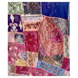 Handcrafted Embroidered Textile Wall Art