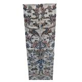 Framed Pair of Chinese Embroidered Sleeve Bands