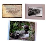 Set of 3 Art Prints Including Thoreau Quote and Nature Photography