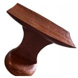 Vintage Hand-Carved Wooden Side Table