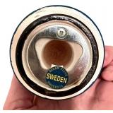 Vintage Swedish Allan Flick Wooden Bottle Opener Dolls Pair