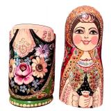 Hand-Painted Russian Matryoshka Nesting Doll 2003