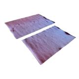 Pair of Woven Purple Rectangular Accent Rugs