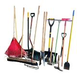 Extensive Gardening Tool Set with Water Hoses and Pottery Supplies