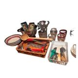 Kitchenware Collection with Bowls, Utensils, Glassware, and Linens