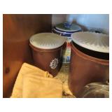 Tiled Fish style Canister set, lidd... Tiled Fish style Canister set, lidd...