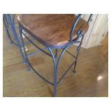 Set of 4 very sturdy wrought iron a... Set of 4 very sturdy wrought iron a...
