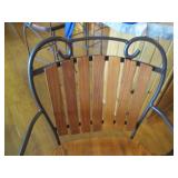 Set of 4 very sturdy wrought iron a... Set of 4 very sturdy wrought iron a...