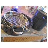 Large lidded Enamelware stick por a... Large lidded Enamelware stick por a...