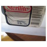 Stack of 15qt Sterlite storage cont... Stack of 15qt Sterlite storage cont...