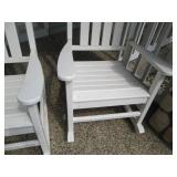 Pair of sturdy wood Rocking chairs... Pair of sturdy wood Rocking chairs...